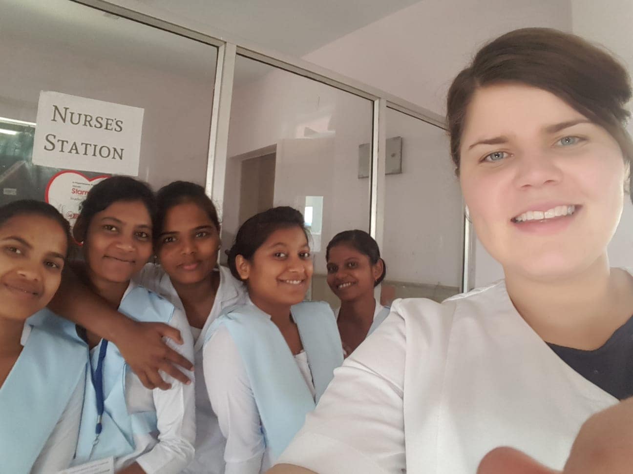 Lina Hensel auf der Schwesternstation– Spenderin für die Inter-Mission